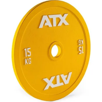 Kalibrovaný ocelový kotouč certifikovaný IPF ATX CPRL 15 kg s reliéfním povrchem