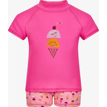 Kojenecké plavky Color Kids - Koupací set - Sugar Pink Velikost: 68