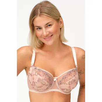 Podprsenka Podprsenka Azal Dalia - nevyztužená Barva: Béžová, Velikost: 75F