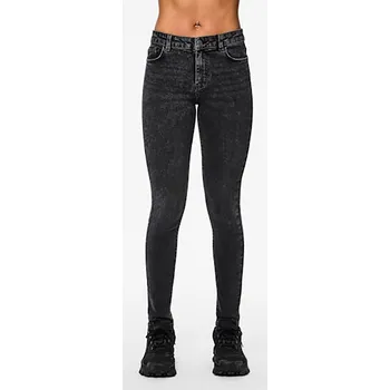 Džíny Pieces Anthrazit 290198 M/L30