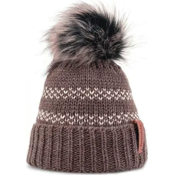 Čepice Čepice Cik-Cak hnědá