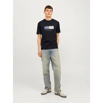 Pánské oblečení Tričko Jack & Jones Schwarz 779041 L