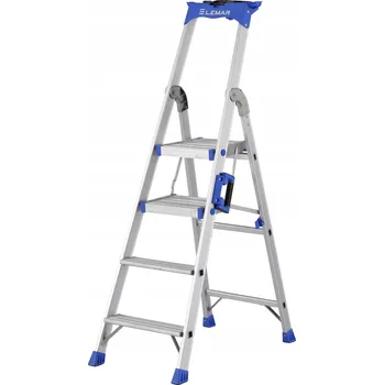 Žebřík Žebřík jednostranný 4stupňový hliníkový Pro Step LEMAR 020304
