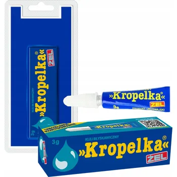 Průmyslové lepidlo Kropelka Bleskové lepidlo, sekundová univerzální GEL na kov, gumu 3g