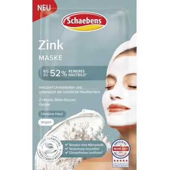 Pleťová maska Schaebens Zinková krémová maska na obličej - 2x5ml