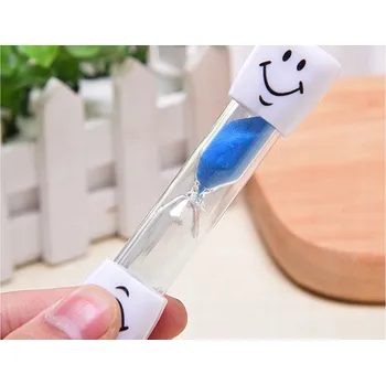 Hodiny Přesýpací hodiny na čištění zubů Verk Group bezbarvé 3 minuty pro děti 1 ks