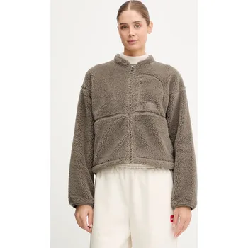 Pánská mikina Fleecová mikina The North Face TNF Extreme Pile NF0A88ZBBOW1 hnědá 98X, vel. XL