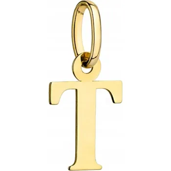 Přívěsek Zlatý přívěsek zlatý přívěsek písmeno T + gravírování