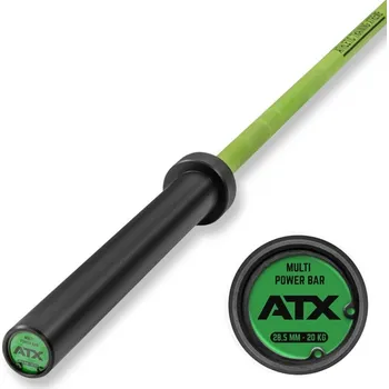 Tyč činky Osa Cerakote ATX LINE 2200/50 mm, 20 kg - ZOMBIE GREEN