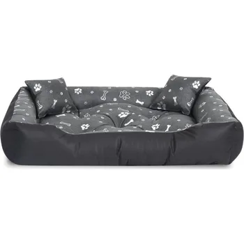 Pelíšek pro psa JAKS Voděodolný pelíšek pro psa a kočku silver bones Pelíšek velikosti: 75 x 65 cm