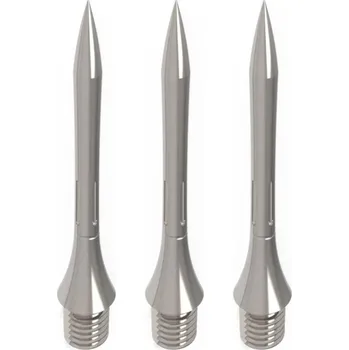 Příslušenství pro šipky Caliburn Kovové hroty - Bamboo - Smooth - Silver - 32 mm