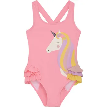 Dívčí plavky Color Kids - Jednodílné plavky - Plumeria - jednorožec Varianta:: 134