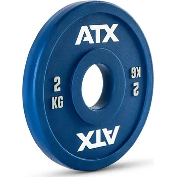 Příslušenství pro posilovací stroj a lavici Frakční kotouč urethanový ATX LINE Change Plates PU, 2 kg - MODRÝ