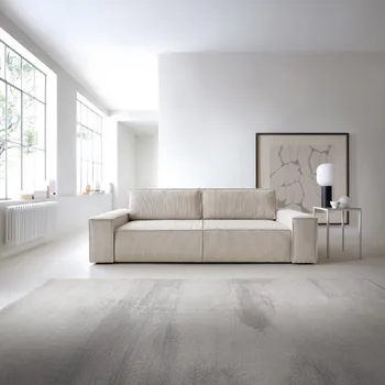 Pohovka PCo Pohovka FARO, 257 cm Barva látky: POSO 135 (Černá)