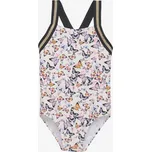 Color Kids - Dívčí jednodílné plavky s gumičkovými ramínky - Snow White Varianta:: 104