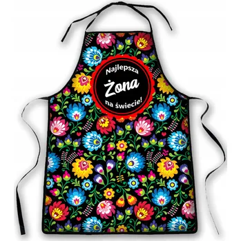 Kuchyňská zástěra Kuchyňská zástěra jako dárek s potiskem kuchyňské zástěry pro manželku