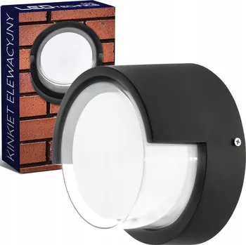 Nástěnné svítidlo Nástěnné svítidlo LEDTechnics černé, integrovaný LED zdroj 12 W