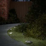 Solární lampa VidaXL do zásuvky černá 13 cm 12 ks