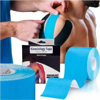 Tejpovací páska TEJPY KINESIOTAPING SPORTOVNÍ PÁSKA 5M x 5CM - KVALITNÍ KINESIO TEJPY