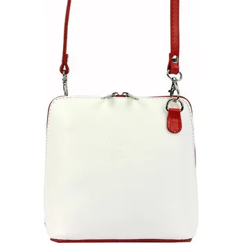 Kabelka Dámská kabelka Barberinis 1702 bílá, červená