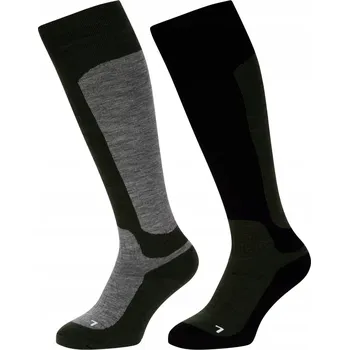 Pánské ponožky PÁNSKÉ PONOŽKY LYŽAŘSKÉ ZIMNÍ TEPLÉ PONOŽKY AKRYL + VLNA 39-42 / 2 PÁRY