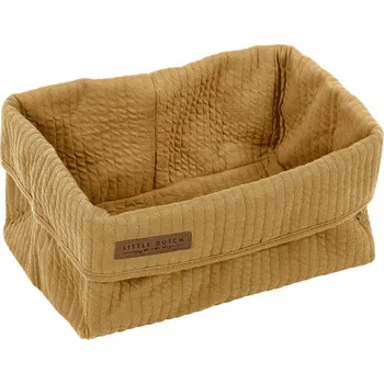 úložný prostor na hračky Little Dutch Košík textilní - Pure Ochre