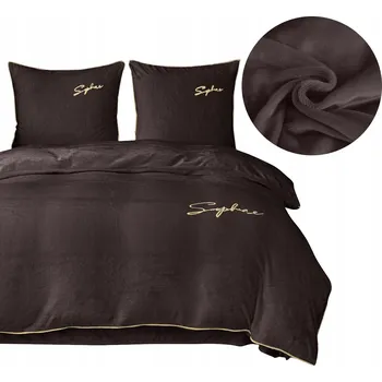 Povlečení HRUBÉ POVLEČENÍ MIKROVLÁKNO - MEDVÍDEK 140x200 ZIMNÍ NA ZIMU TEPLÉ S VÝŠIVKOU