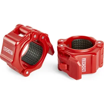 Tyč činky Uzávěr na osu ATX LINE Rocket Series 50 mm, červený - pár