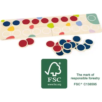 Dřevěná hračka Small Foot Edukativní počítadlo