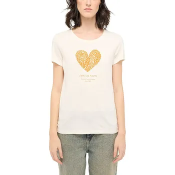 Dámské tričko Tričko Mustang Creme 9640556 XS