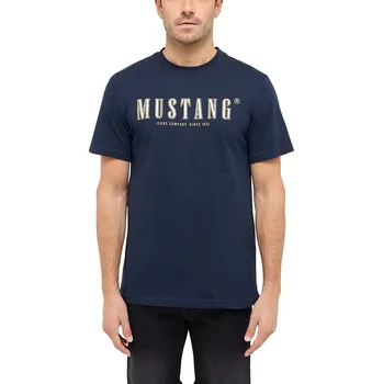 Oblečení a móda Tričko Mustang Dunkelblau 1183815 M