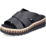 Dámská Dámské nazouváky RIEKER V7989-00 černá S6 V7989-00 BLACK F/S6 36