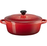 Le Creuset, Zapékací a servírovací hrnec Mini Cocotte oválný 12 cm višňový - Formadore