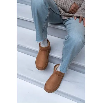 Dámské kozačky Boty trendyol Hellbraun 8840061 37