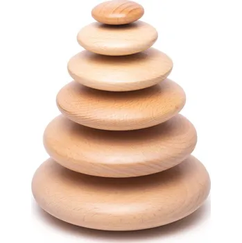 Hračka Bigjigs Baby Balanční hra usazování oblázků