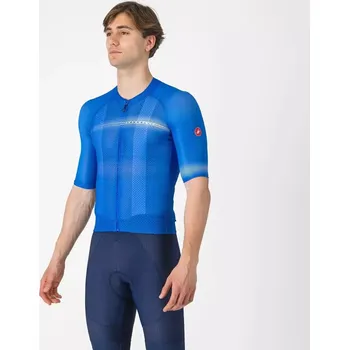 cyklistický dres Dres Castelli Dres Castelli Climber´s A/C 4525011 pánský kr.r. azzurro italia XL XL