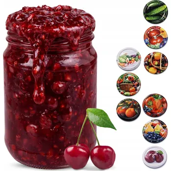 Sklenice ZAVAŘOVACÍ SKLENICE NA DŽEM, ZAVAŘENINY DŽEMY , DŽEM, SKLENICE 315ml