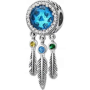 Lapač snů Lapač Snů lapačem snů s modrým Křišťál Trusky Charms