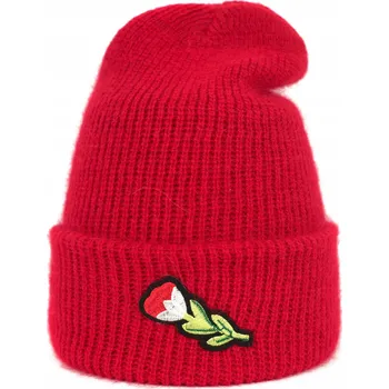Čepice Szaleo zimní čepice beanie červená univerzální velikost