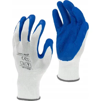 Pracovní rukavice Ochranné rukavice máčené v latexu, 12 párů Lahti Pro L2111, velikost 9 (L)