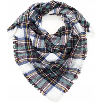 Šátek Šátek Vždy V Kostce - bílý sz16582