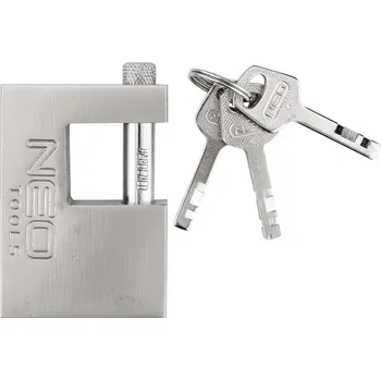 Visací zámek NEO TOOLS Visací zámek 70 mm, 3 klíče