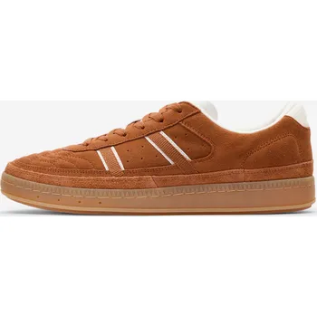 Dámské tenisky DECATHLON Semišové boty Player 80 42 BÍLÁ|KAŠTANOVÁ