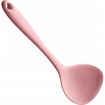 Naběračka PLASTOVÁ NABĚRAČKA NA POLÉVKU OMÁČKU RŮŽOVÁ