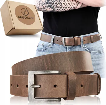 Opasek Brødrene pásek hnědý - muž