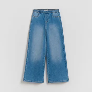 Dívčí džíny Reserved - Džíny s širokými nohavicemi - modrá - 342HN-50J - 342HN-50J-122