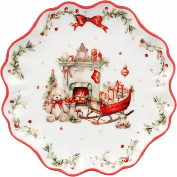 Talíř Dezertní talíř Vintage Christmas 16 cm