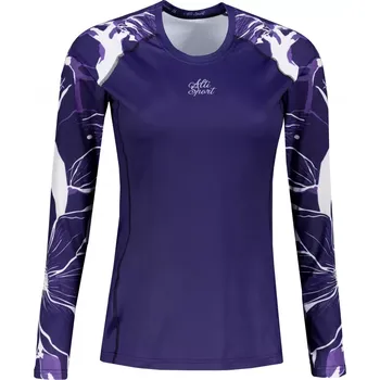 Dámské funkční triko s dlouhým rukávem premium ALTISPORT VOJ/ALW114TR03 FIALOVÁ XXXL