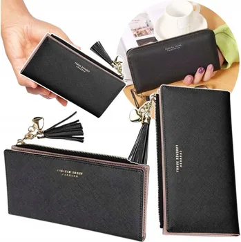 Peněženka DoUp. peněženka eko kůže černá - dámská