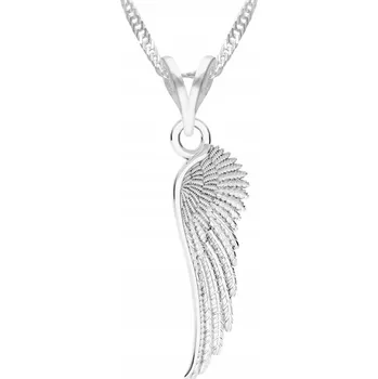 Náhrdelník Stříbrný Náhrdelník Andělské Křídlo Nebeská Křídla Andílek STŘÍBRO 925